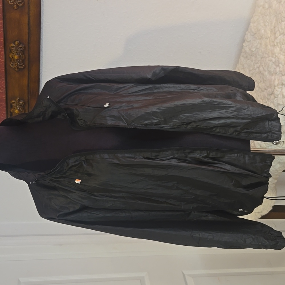 Miss London Black Windbreaker Jacket